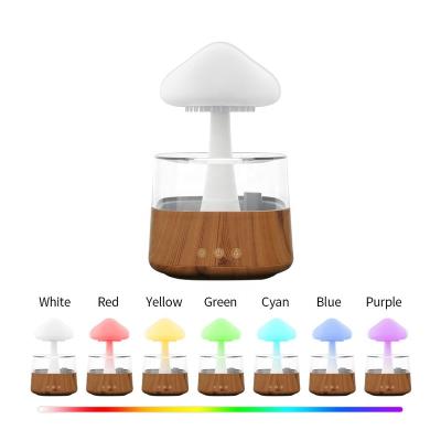 China Hotel Mist Humidifier For Room Home Large Evaporative Respiratory Vulcano Wireless Ultrasonic Raindrop Humidifier for sale