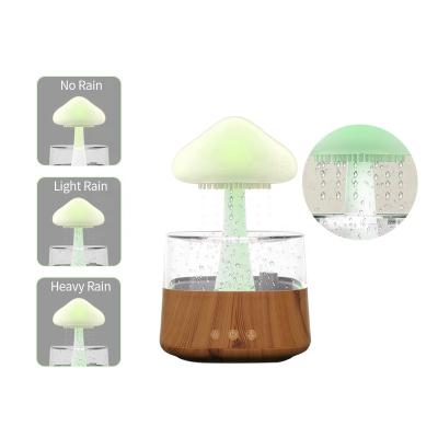 China Car Flame Humidifier Essential Oil Aroma Diffuser Cold Water Drop Rechargeable Anti-Gravity Humidifier for sale