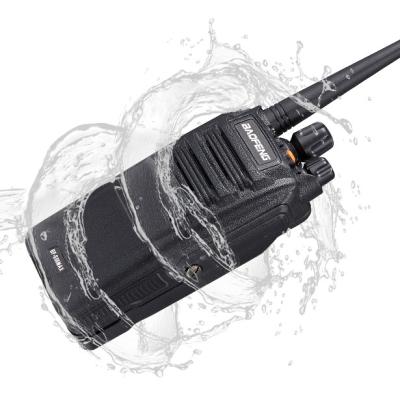 China Waterproof IP67 Anti-water Radio 12w Two Way Radio Single Band UHF BF-S56 MAX Handheld Walkie Talkie for sale