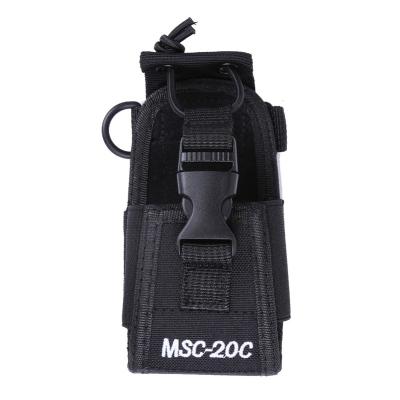 China Carry Case Nylon Portable Radio For BaoFeng UV-5R UV-6R BF-888S UV-82 MSC-20C Walkie Talkie Bag Nylon Plastic Case for sale