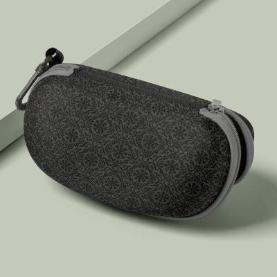 China Glasses Racing Custom Logo Black Quality Zipper EVA Sunglasses Case For Wholesale for sale