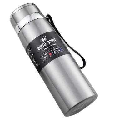 China 600ml 800ml 1000ml Food Grade Stainless Steel Chinese Thermos Double Wall Vacuum Stocked Insulated Water Bottle With Temperature Display for sale