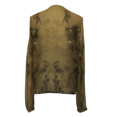 China Clothing Stores Online Silk Anti-pilling Cheap Lady Casual Oversize Cozy Anti-pilling Blouse for Women for sale