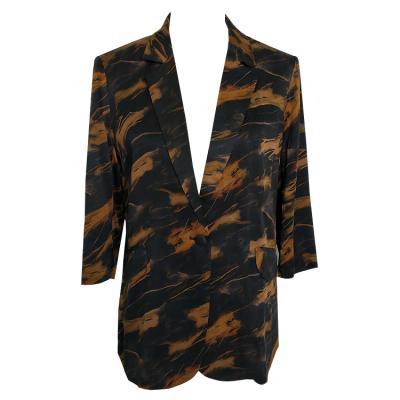 China Terno Anzug High Quality Silk Anti-Wrinkle Women's Jacket Suits For Summer for sale