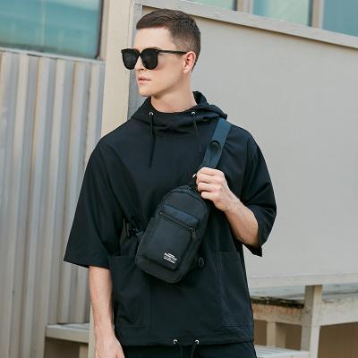 China Custom Water Proof Cross Body Chest Bag Cross - Body Shoulder Bag Men Korean Style Sling Bags for sale