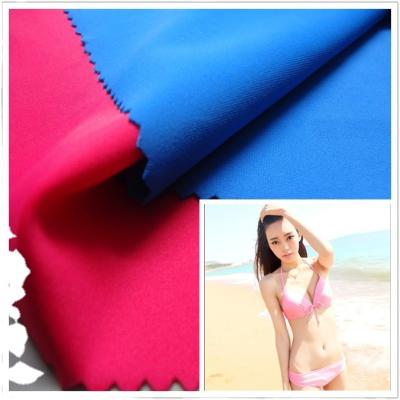 China Stretch 82% 18% Nylon Spandex Fabric / Matte Fabric For Swimwear / 4 Way Stretch Knitted Fabric for sale