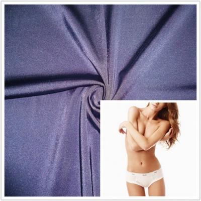 China New Stretch Collection Solid Dyed 4 Way Stretch 82/18 Nylon Spandex Underwear Fabric for sale