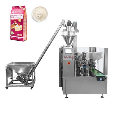 China Doypack Chemical Zipper Premade Bag Powder Horizontal Food Filling Sealing Packing Machine for sale