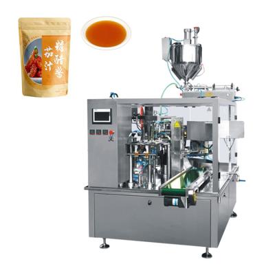 China 2022 chemical new product horizontal standing bag self standing bag liquid doypack bag packing machine for sale