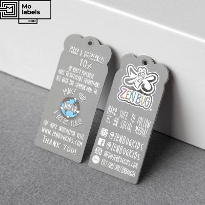 China Other Custom Luxury Hang Tag Hangtag For Clothing Hanging Clothes Tags for sale