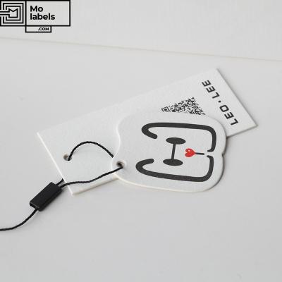 China Other Cheap Eco - Friendly Custom Logo Paper Hang Tags For Printed Clothing for sale