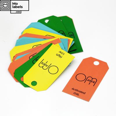 China Custom Paper Recyled Brand Apparel Product Tags Custom Logo Apparel Hang Tag String Hang Tag For for sale