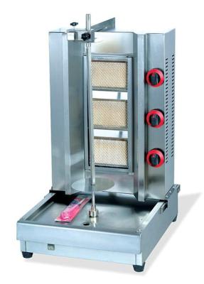 China Keukenbbq Shawarma Kebabmachine 530 * de 630 * 800 HEREN LPG Gas 13 KW Te koop