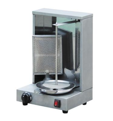 China Mini Single Burner Doner Kebab Machine Maker With Rotating Rod For Barbecue for sale