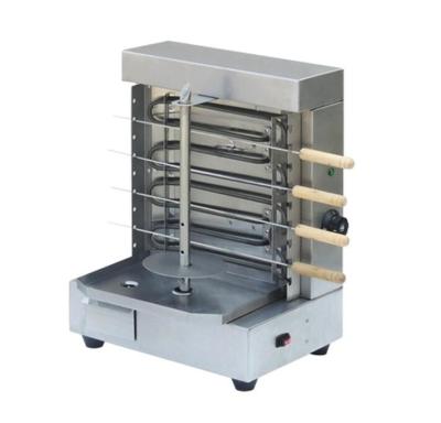 China Rotating Bar Doner Kebab Shawarma Machine Electric Mini Stainless With Horizontal BBQ Spit for sale