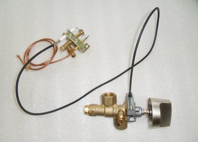 China Brass Gas Safety Valve With Piezoelectric Igniter , SV32 Gas Stove Control Valve for sale