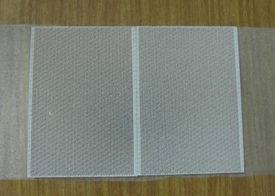 China 200 * 140 MM Big Alumina Honeycomb Infrared Cordierite Ceramic Plates for sale