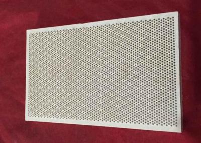 China 155 * 95 MM Infrared Honeycomb Heat Resistant Ceramic Plate Flameless Porous Cordierite for sale