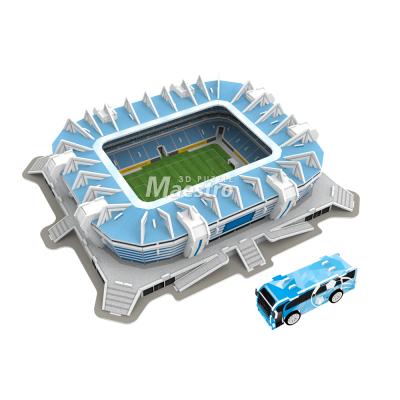 China Cartoon Toy Kaliningrad 3D Puzzle Kits Football Stadium Model for sale