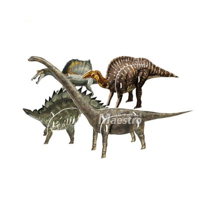 China Cartoon Toy Cheap Price 8 Kinds 3D Jigsaw Puzzle Armable 3D Mini Dinosaur Puzzle Dinosaur Model Toys for sale