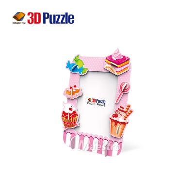 China Cartoon Toy 3D Love Photo Frames Puzzle for sale