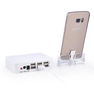 Chine 6 USB ports security device Mobile shop cell phone anti-theft alarm display stand à vendre