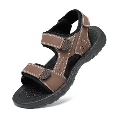 China New Breathable Individually Customized Higih Quality Beach Sandals Men's Outdoor Wear Comfortable Non-Slip Anti-Collision Handmade Beach for sale