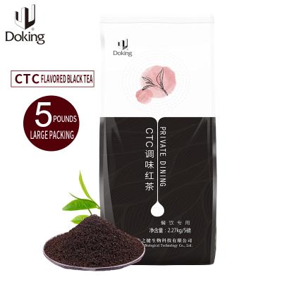 China Hot Selling Doking Black Tea CTC for Bubble Tea Milk Boba Tea Milk Tea Black Block for sale