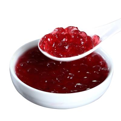 China Popular Dirty Tea Material Classic Strawberry Pomegranate Instant Tapiocal Pearl For Bubble Tea Block for sale