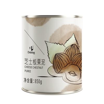 China Factory Supply Special Hot Sale Cheap Young Chestnut Cheese Tin Food Canned for sale