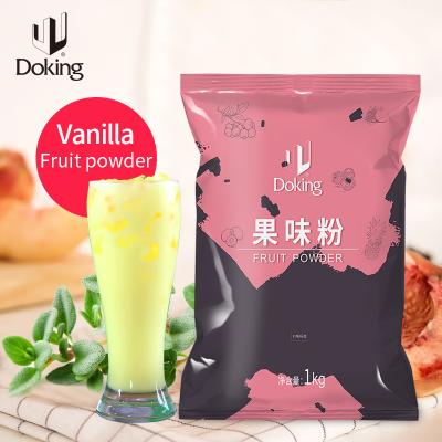 China Bubble Tea 1 Kg Doking Factory Supply Ingredients For Fruity Bubble Tea Taste Vanilla Flavor Bubble Tea Powder for sale