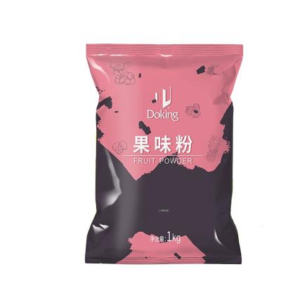 China Bubble Tea 1 Kg Doking Factory Supply Ingredients For Fruity Bubble Tea Taste Lemon Flavor Bubble Tea Powder for sale