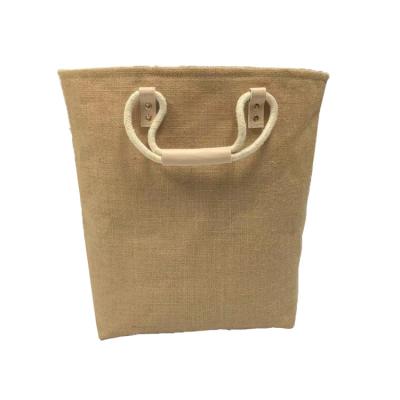 China Durable Shopping Bag Jute Beach Bag Jute Tote Bag for sale