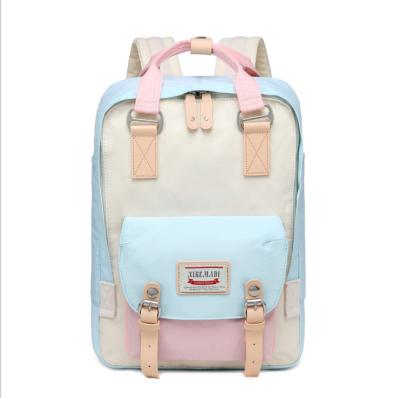 China Waterproof Macaroon Soft Theft Backpack School Bags Anti Backpack College Backpack New for sale