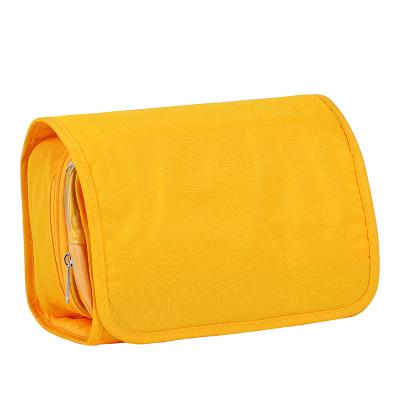 China 2023 hot sale fashion toiletry bag with travel kit polyester travel season convenient multi-function folding and hanging waterproof washing for sale