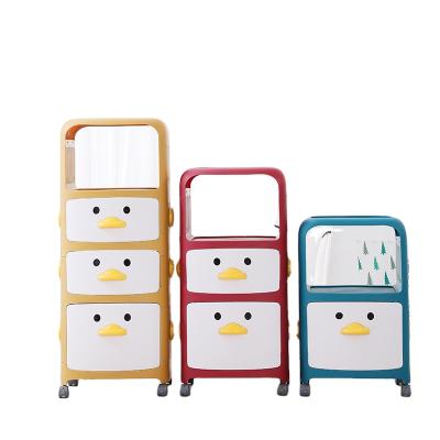 China Sustainable Plastic Multilayer Storage Rack Shelves Holdersr For Kids' Toys for sale