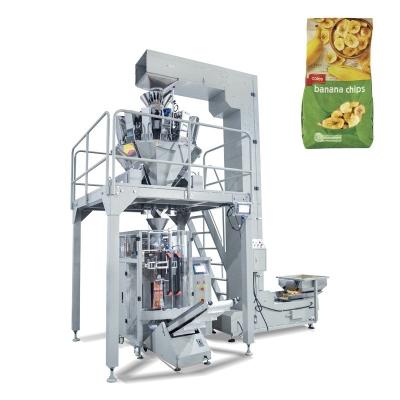 China Food Loontra Potato Chips Weighing Sachet Popcorn Packing Machine for sale