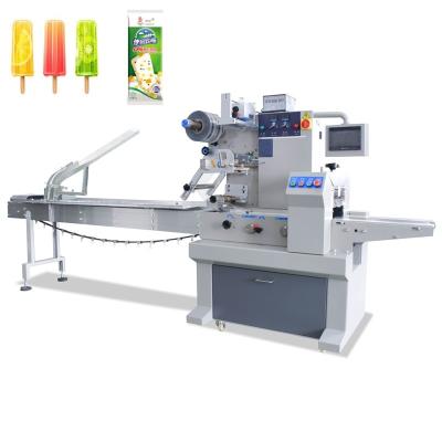 China Food Loontra Factory Price Packaging Popsicle Flow Packing Machine for sale