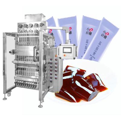 China Qualified Food Technology Multi-Lane Pouch Liquid Water Deterg Pod Pack Packing Machine for sale