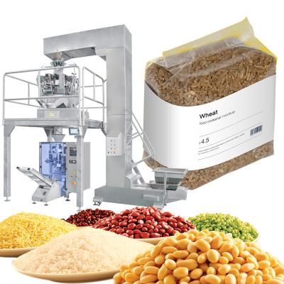 China Food Weigher Rice Sugar Salt Form Fill Seal Bagging Machine Multifunctional Linear Packaging Machine for sale