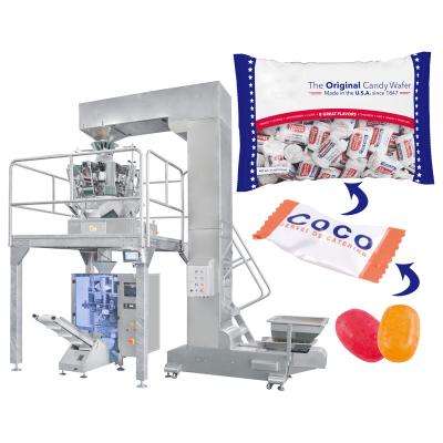 China Banana Chinese Fries Food Makers Fruit Pouch Hard Candy Dry Packing Machine for sale