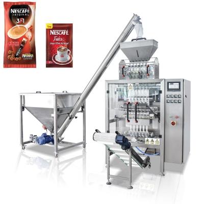 China Food Factory Price 4 Lane Multi Lane Powder Coffee Sachet Packaging Machine for sale