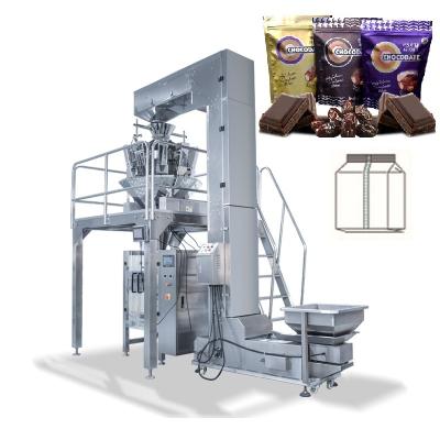 China Food Factory Lowest Price Small Chocolate Bar Chocolate Snacks Automatic Weighing Packaging Machine for sale