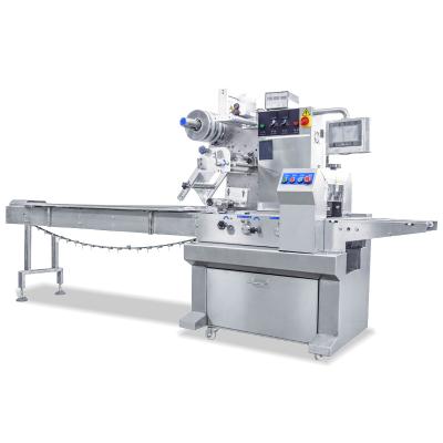 China Factory Price Automatic Horizontal Overflowing Food Wrapping Machine For Cars Accessories / Small Toys for sale