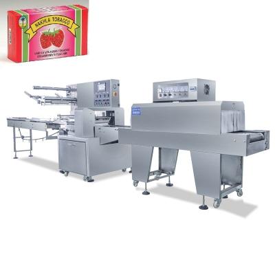 China High Speed ​​Automatic Food Sealing And Shrink Shisha Tobacco Wapping Packaging Machine for sale