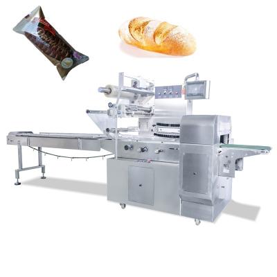 China Servo Manual Food Factory Outlet Flow Package For Bread Or Cheese Lt-210 for sale