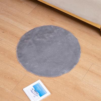 China Online Store Hot Selling Rugs And Rugs Rugs Stain Resistant Round Cheap Wool Rug Small Faux Furry Soft Blanket Round for sale