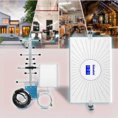 China Lintratek triple banda celular 850 repetidor de seal 1700 1900mhz mobile network 2G 3G 4G cell phone signal booster 252*145*18mm for sale