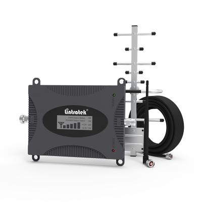 China 2100mhz Lintratek WCDMA Satellite Band Mobile Phone Signal Booster 2g 3g 4g Repeater / Amplifier 200*110*25mm for sale