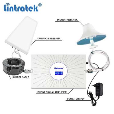 China Hotels Lintratek Booster Maker Band GDW 900 Tri 1800 2100mhz 2g 3g 4g Mobile Cell Phone GSM Signal Booster for sale